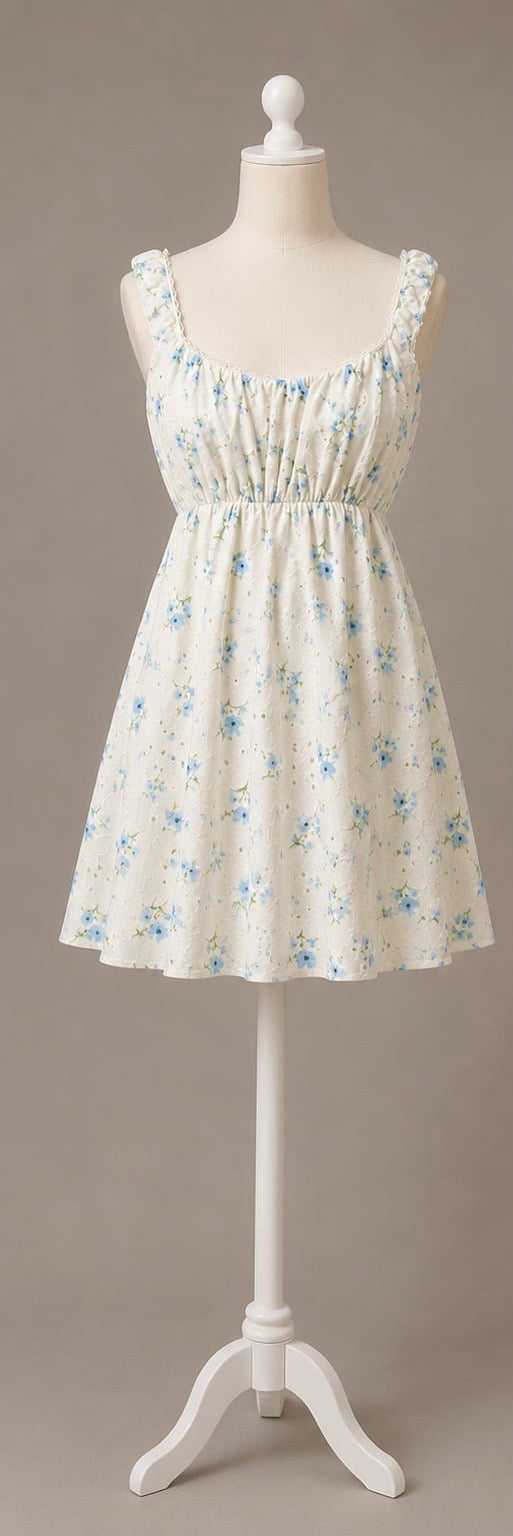 White Floral Dress