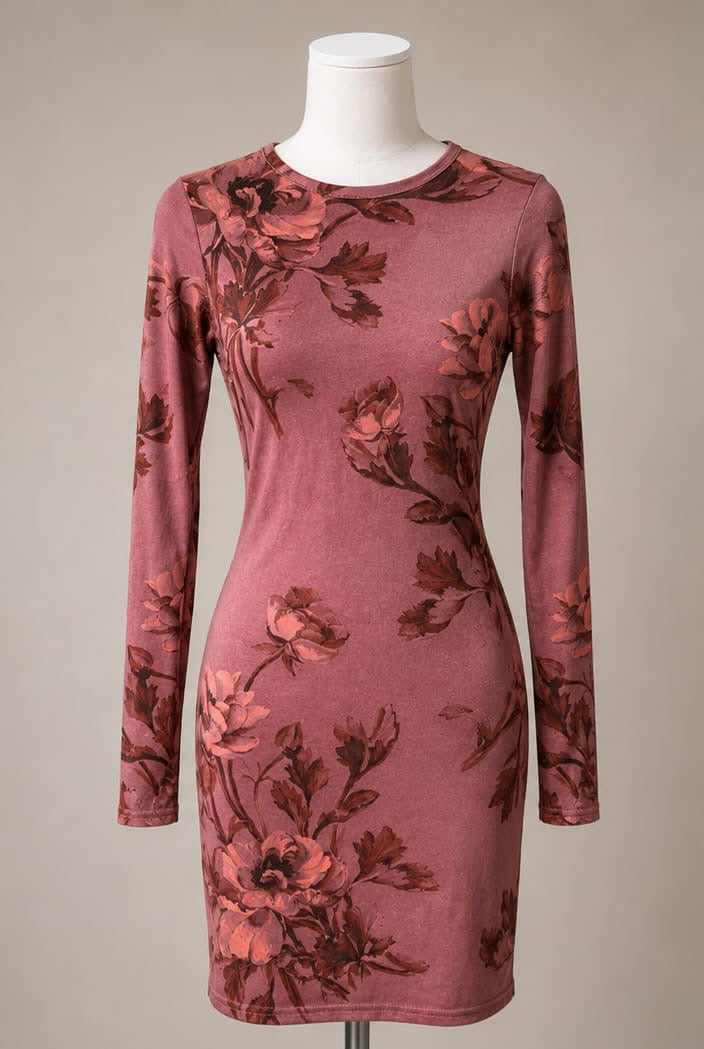 Rosewood Floral Mini Dress