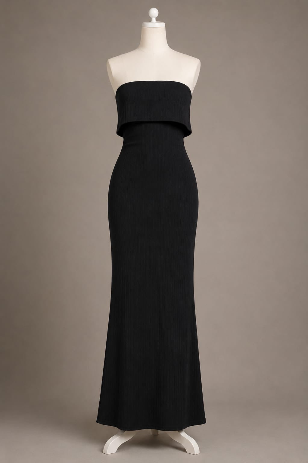 Black maxi dress