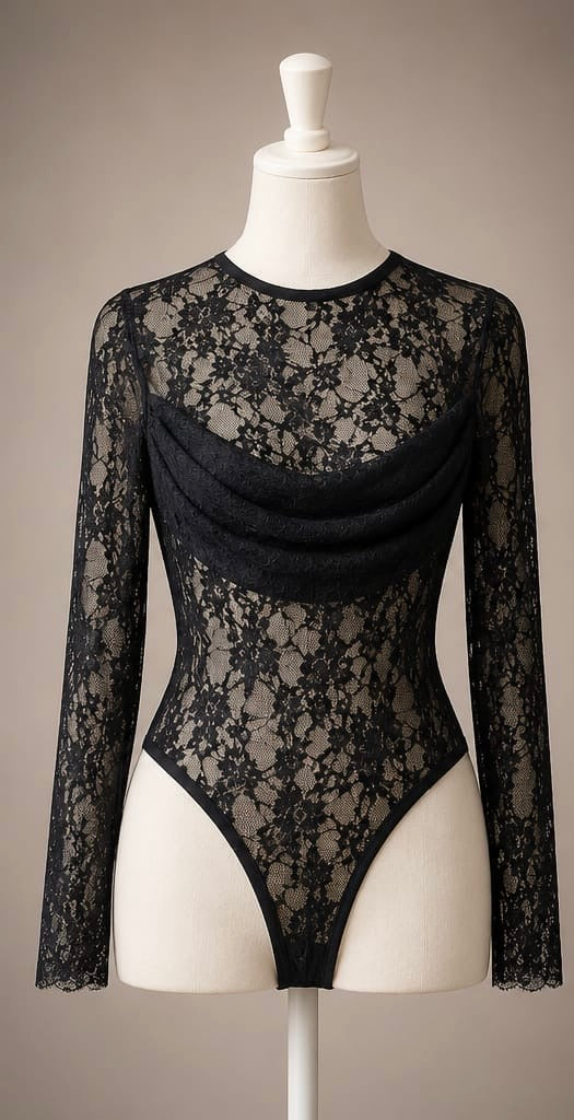 Midnight Lace Bodysuit