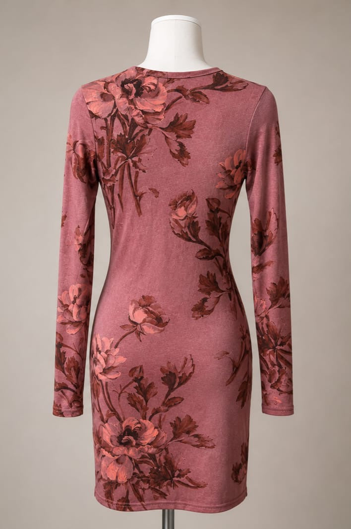 Rosewood Floral Mini Dress