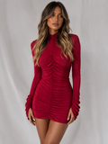 Ruby Ruched Mini Dress