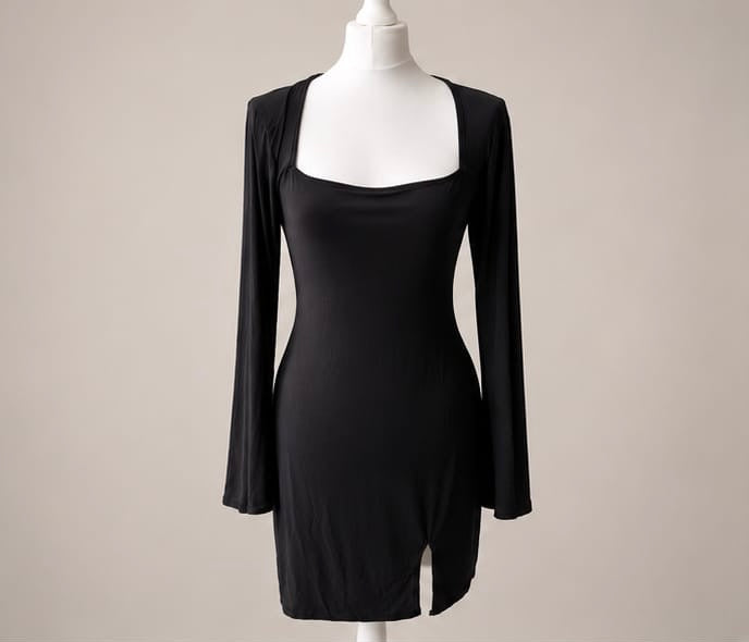 Essential Square Neck Mini Dress