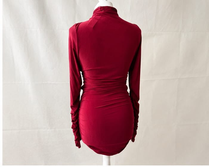Ruby Ruched Mini Dress
