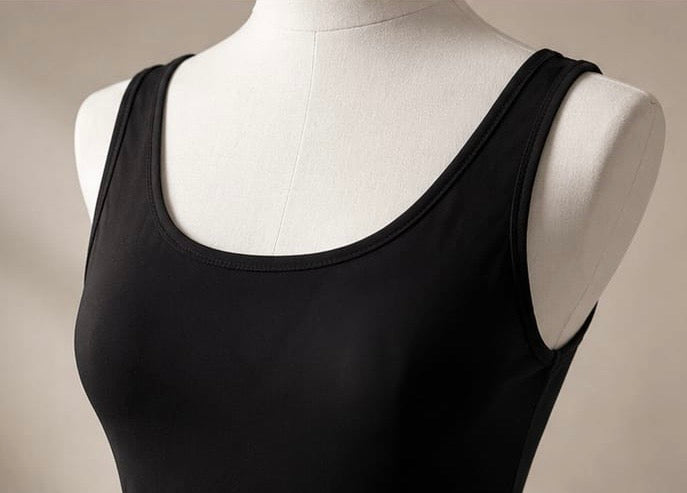 Essential Black Scoop Neck Bodysuit