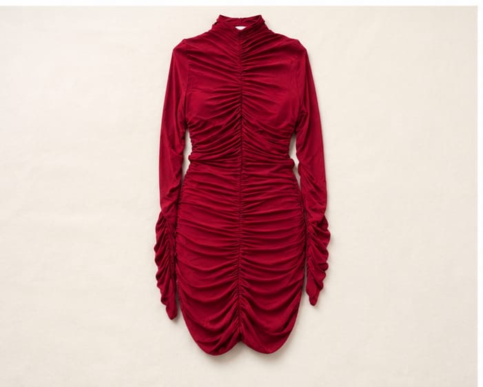 Ruby Ruched Mini Dress