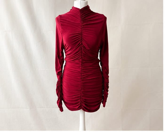 Ruby Ruched Mini Dress