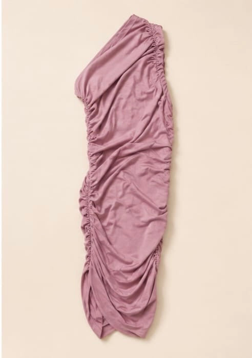 Blush Goddess One-Shoulder Dress